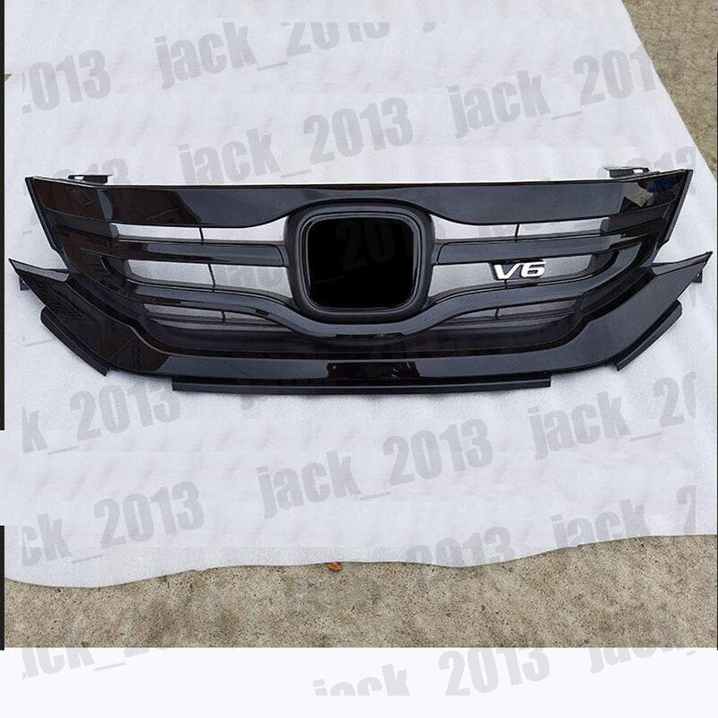 Fit for 2013 14 2015 9th Gen for Honda Accord sedan Glossy Black Front Grille Grill