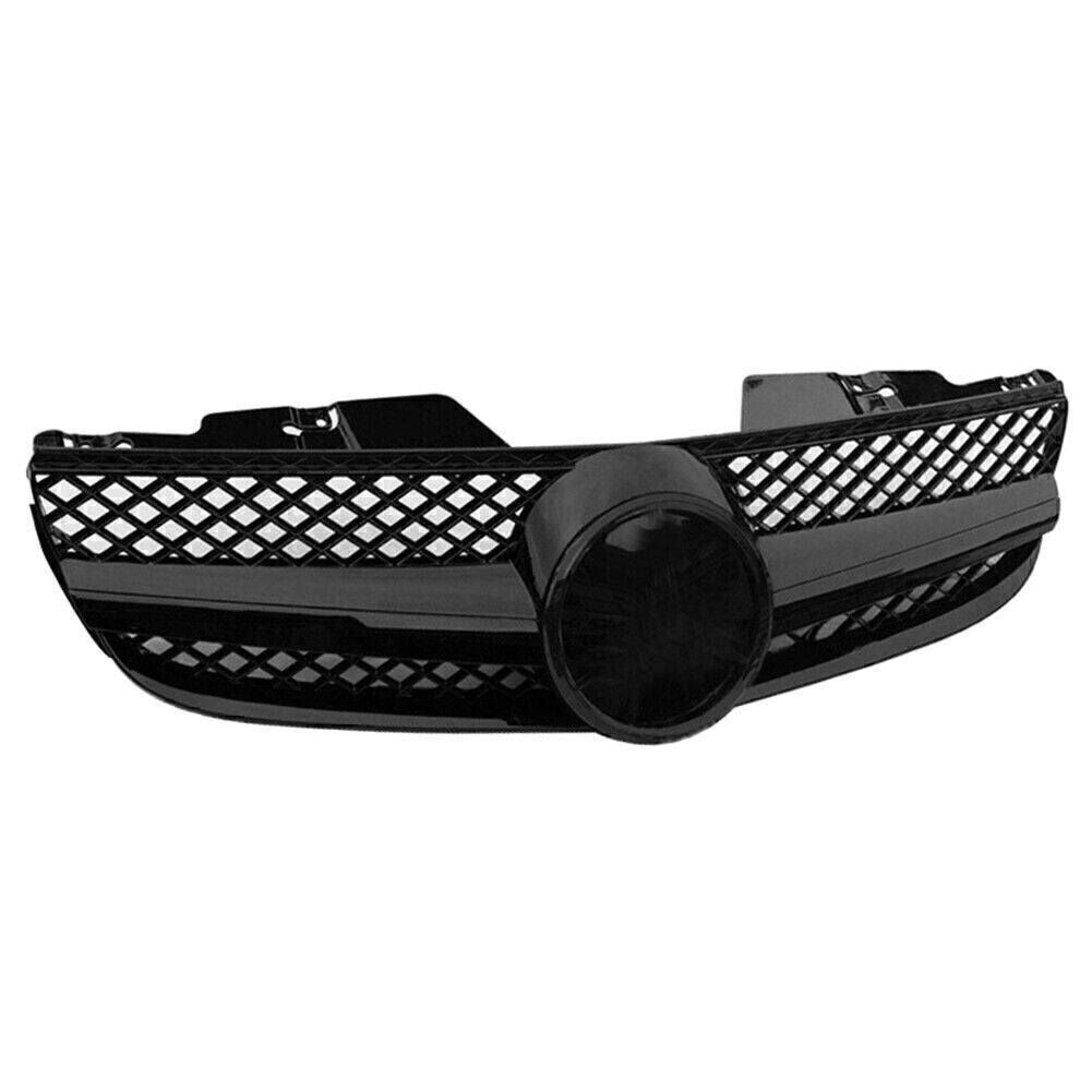 Upper Bumper Mesh Grille for Mercedes-Benz R230 W230 SL500 SL600 2007-2009 Black