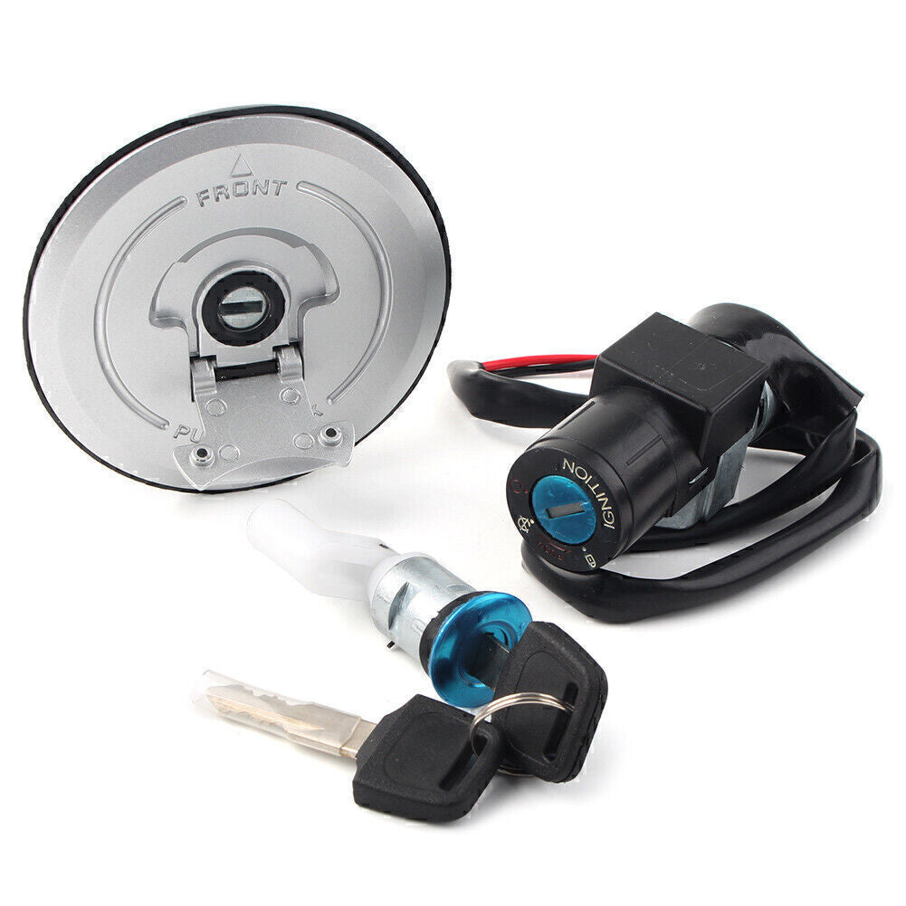 Ignition Switch Fuel Gas Cap for Seat Lock Key Fit 03-07 for Honda CBR125 CBR125RR 125cc