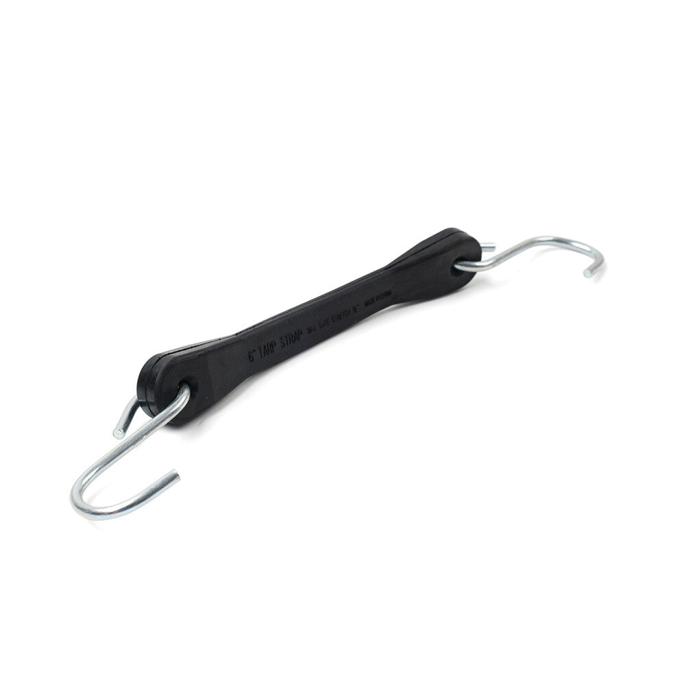 6 Heavy Duty Rubber Tarp Straps Tie Down Cords With Hooks