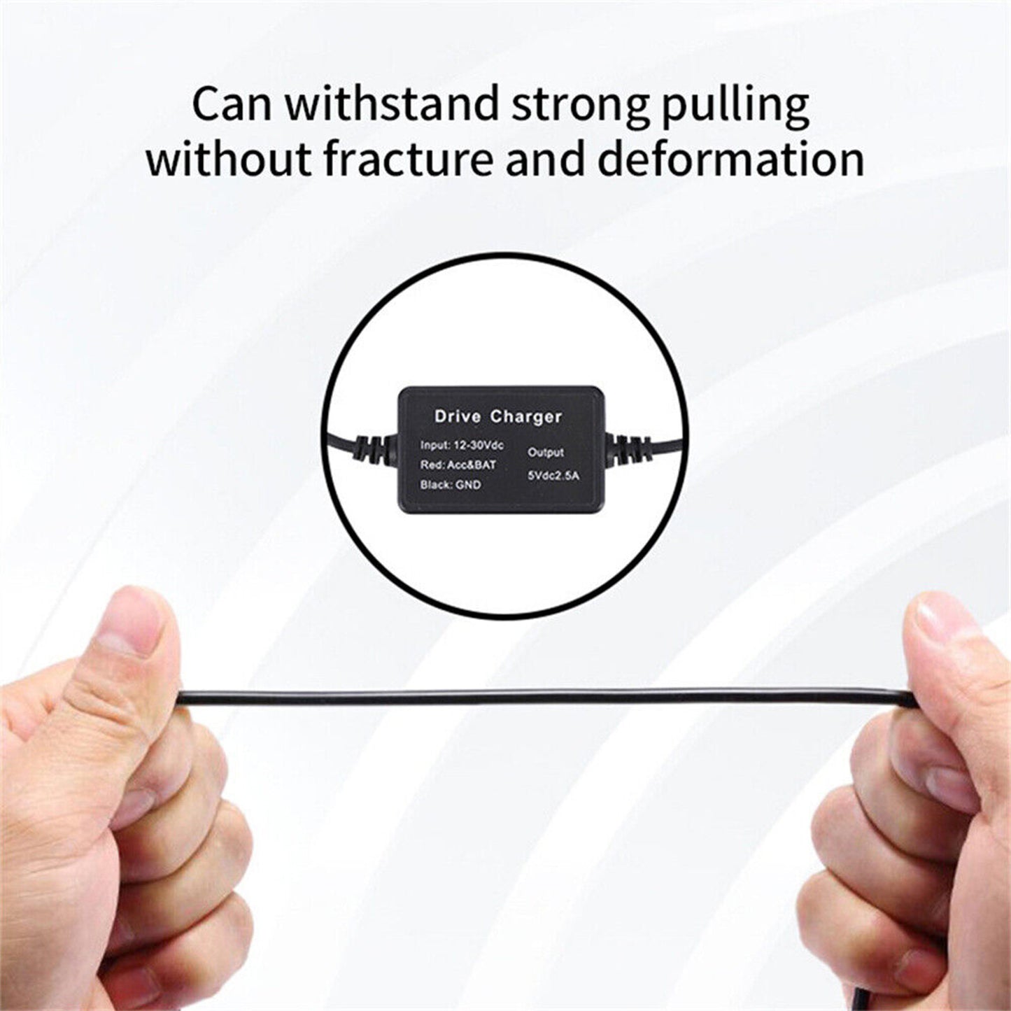 Dash Camera Hardwire Kit for Mini Micro USB Charging Hardwire Cable Fuse for Car DVRs