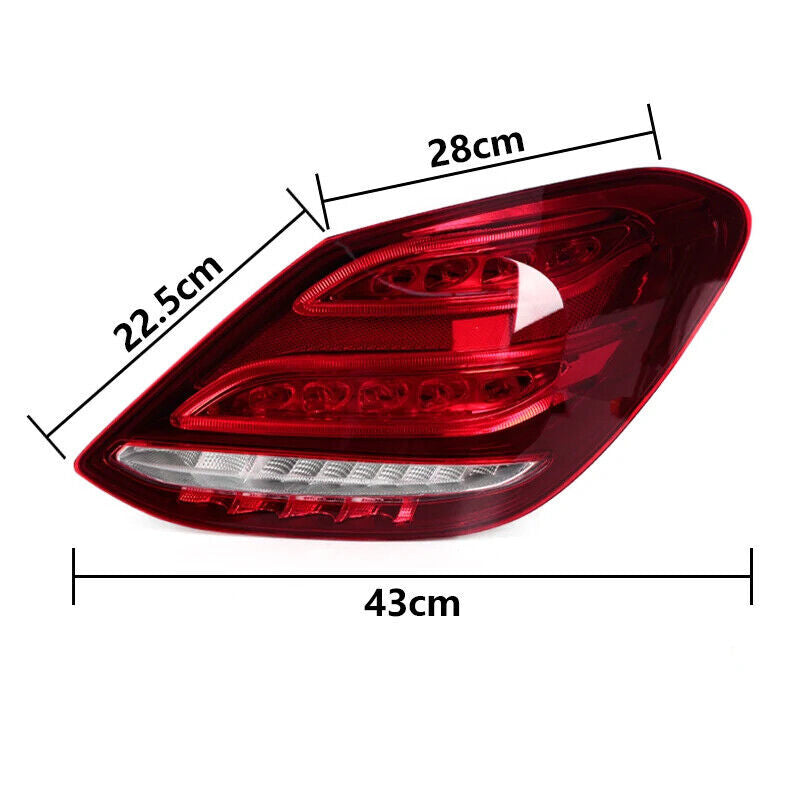 Right Rear Tail Lights For MercedesBenz C-class W205 2014-2018 Turn Signal Light