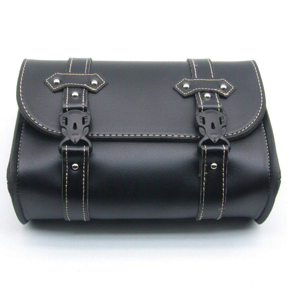 Suitable for Sportster 883 Dyna PU Leather Motorcycle Saddlebag/Luggage Bag