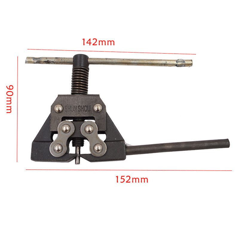 Motorcycle 420-530 Chain Breaker Cutter Removal Tool Cycle Solid Pin Splitter BK