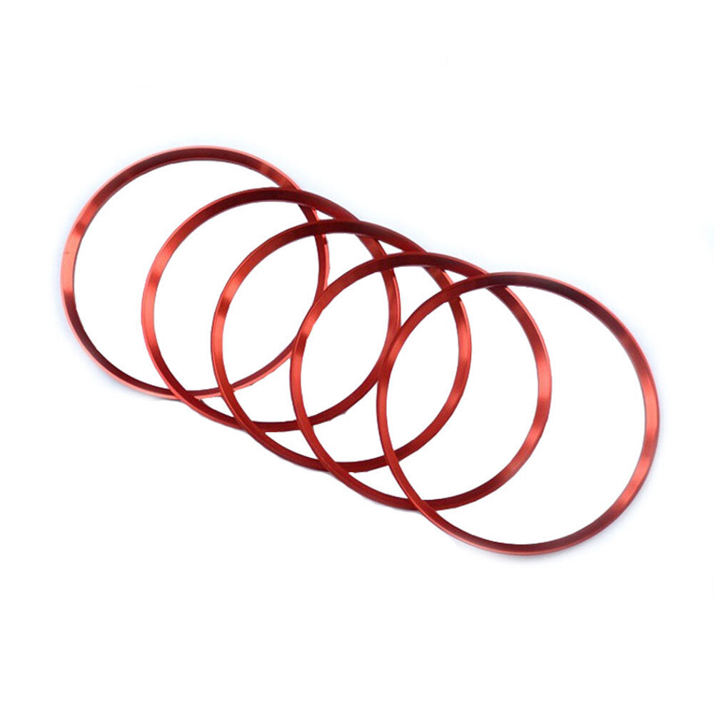 Car Air Outlet Sticker Red Ring Auto Styling for Mercedes Benz A B GLA CLA Class