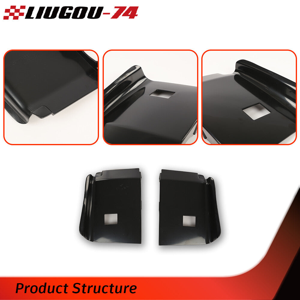 11-piece front and rear black bumper padding kit for Cadillac El Dorado 1979-1985