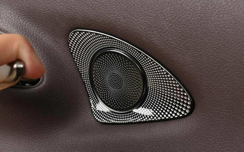 Black S.Steel Inner Door Bowl Cover Trims for Lexus ES250 300h 350 2019-2023 4X