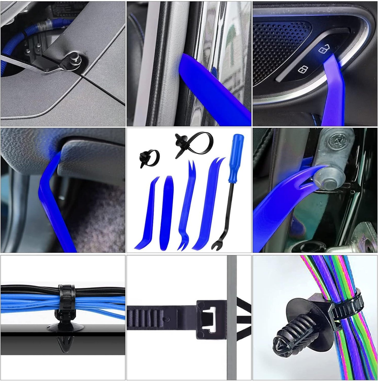 Automotive fastener clips, anti-collision clips, plastic rivets, 950 pieces, automatic fasteners, sales promotion S