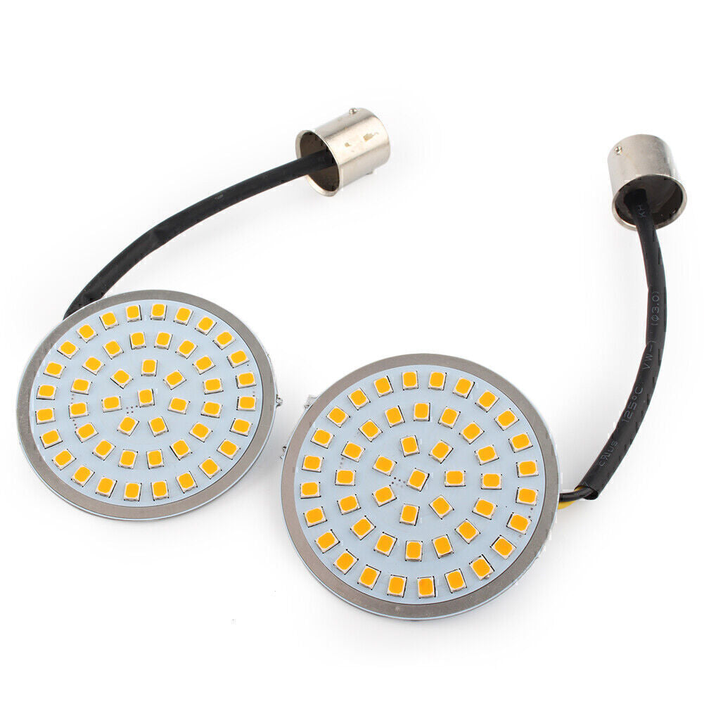 f¨¹r for Harley Softail Dyna -Stil 1156 Bernstein LED Licht Blinklicht Beilagen