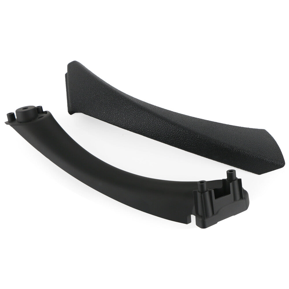The black inner door handle and outer door panel cover on the left side are suitable for BMW E90 328i.