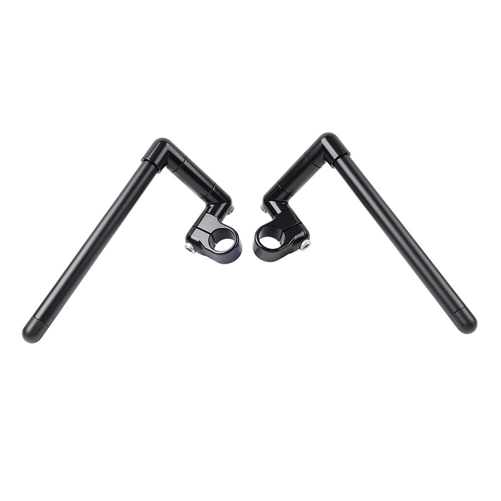 Motorcycle 32MM Cafe Racer Bars 7/8 Universal Clip-On Handlebar Fork Tube