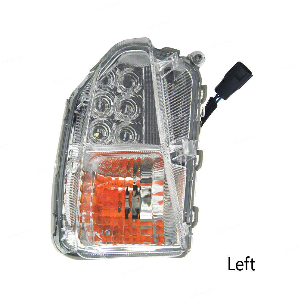 Pair Fits for Toyota Prius 2013-15 LeftRight Turn Signal Fog Light Lamp Lens w/Bulb