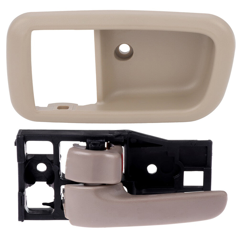 Interior Inside Front Left Side Door Handle w Bezel for Toyota Tundra 2000-2006