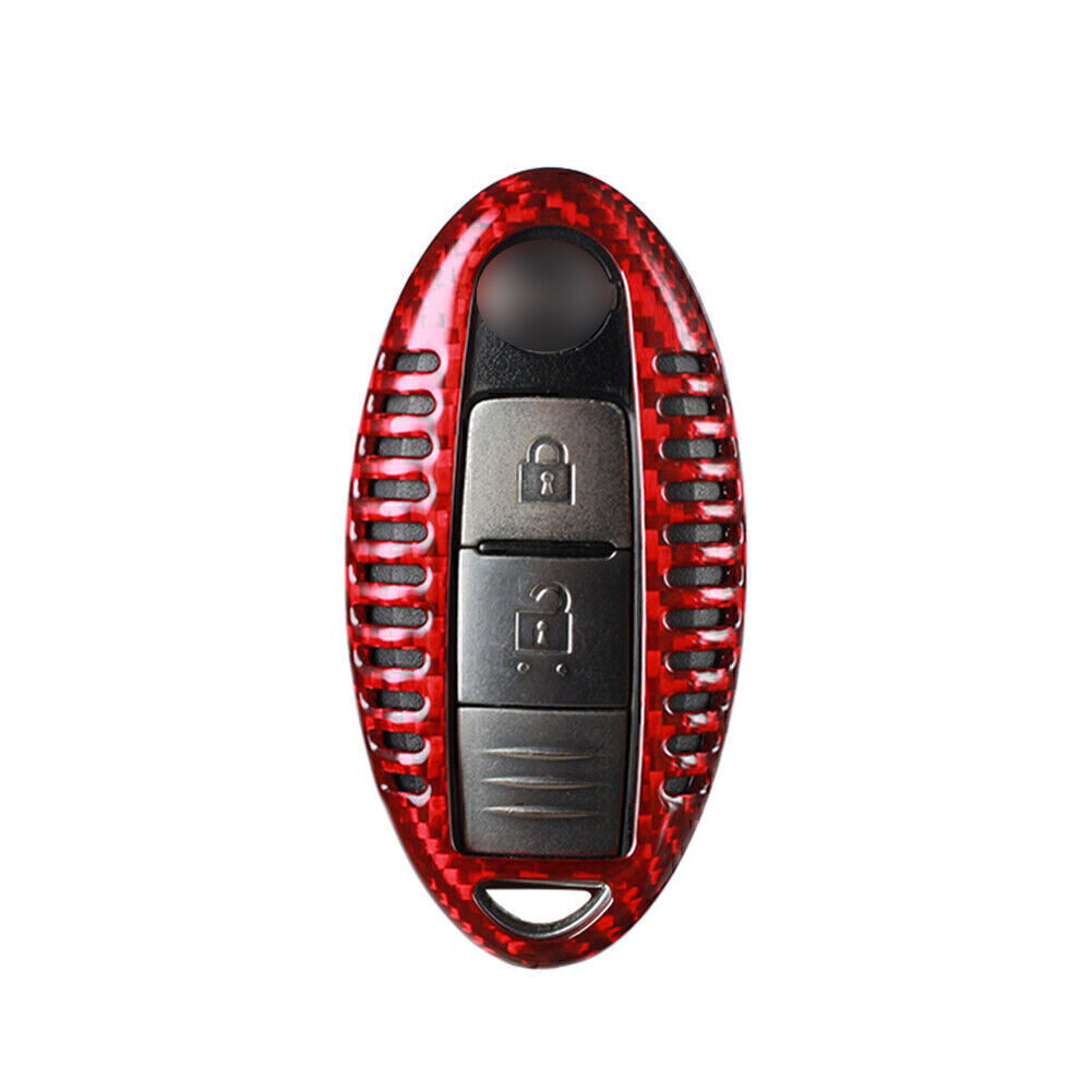 1 piece carbon fiber car remote key shell protective cover suitable for Infiniti Q50 Q60 Q70 QX56