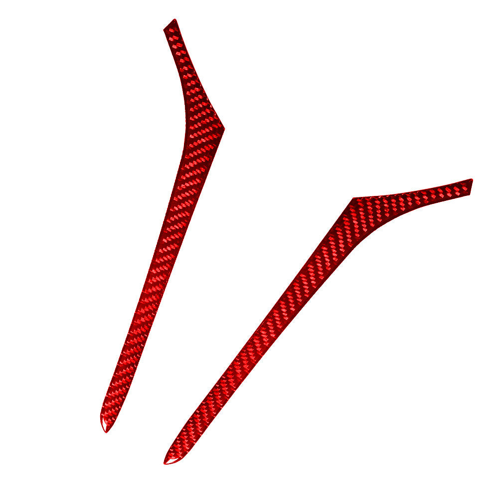 Red Carbon Fiber Shifter Console Side Cover Trim for Lexus RX330 RX350 2004-2009