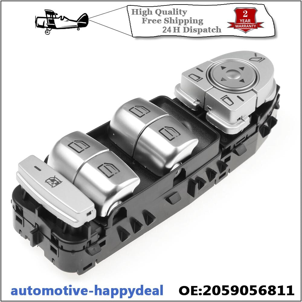 UK Electric Window Switch for Mercedes C-Class W205 14-19 S205 X253 A2059056811