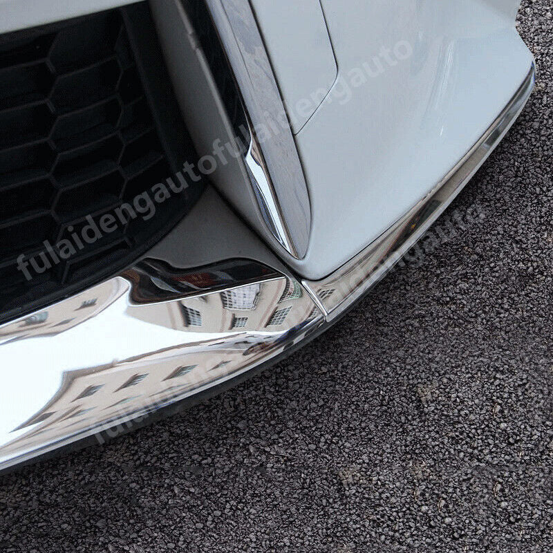 3x for LEXUS RX350 450H F Sport 13-15 Chrome Front bottom Bumper lip cover Trim