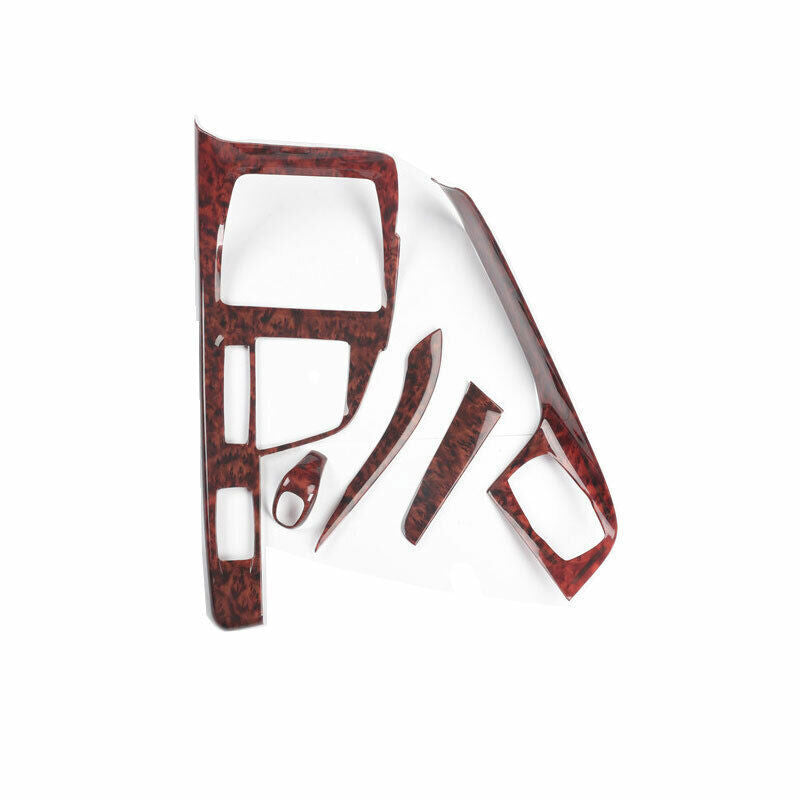 Fit for BMW X1 F48 2016-22 Brown Wood Inner Middle Console Gear Shift Frame Trim