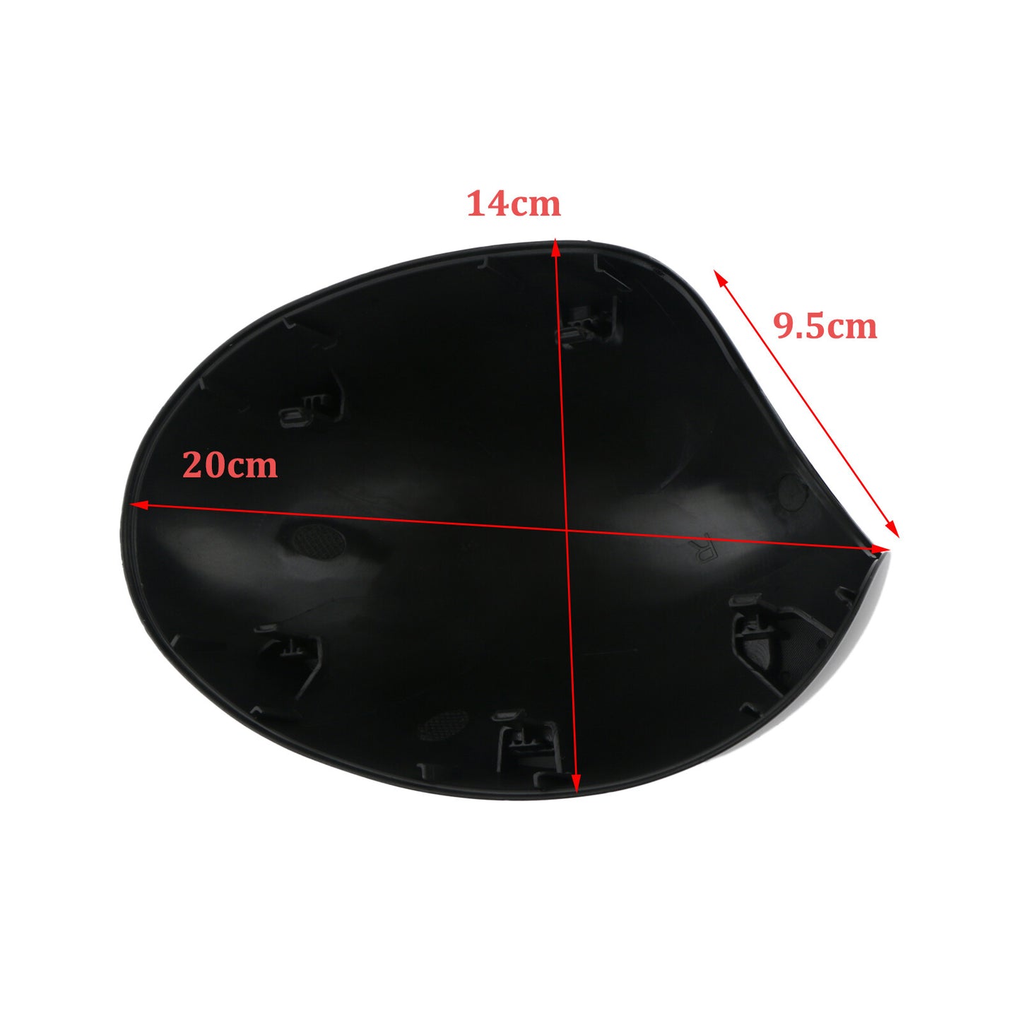 Right Gloss Black Door Mirror Protector for Mini Cooper R55 R56 R57 R58 R60