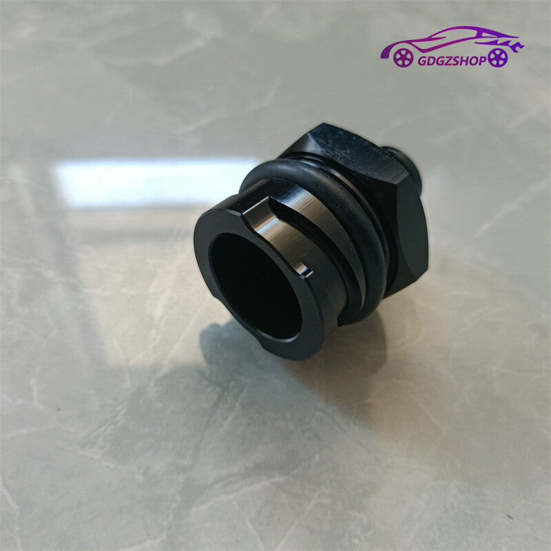 Billet Black Valve Cover Oil Cap w/ -8 AN Fitting for LSX LS1/LS6/LS2/LS3/LS7