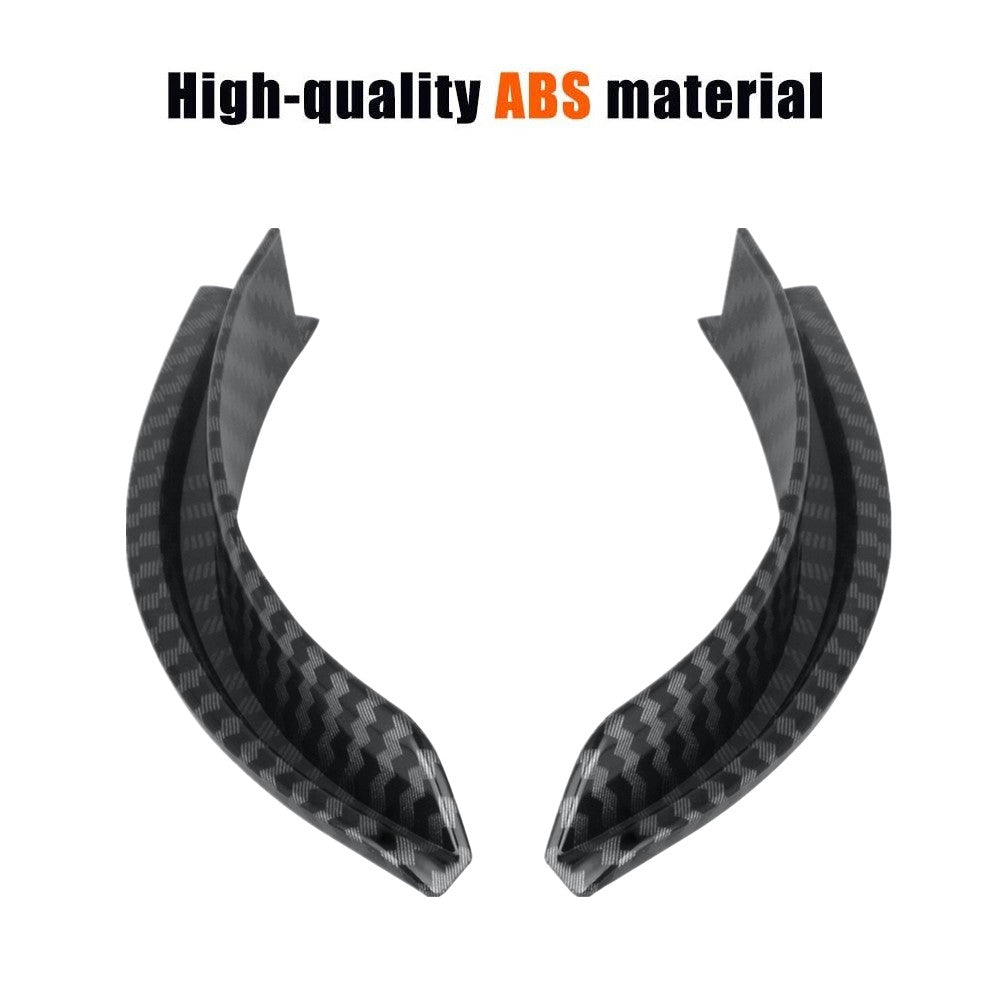 2x Carbon Fiber Hard Top Water Rain Gutter Extension for Jeep for Wrangler Gladiator