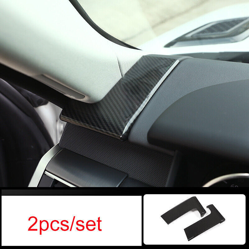 for Range Rover Sport 2014-2022 Carbon Fiber ABS Instrument Both Side Cover Trim