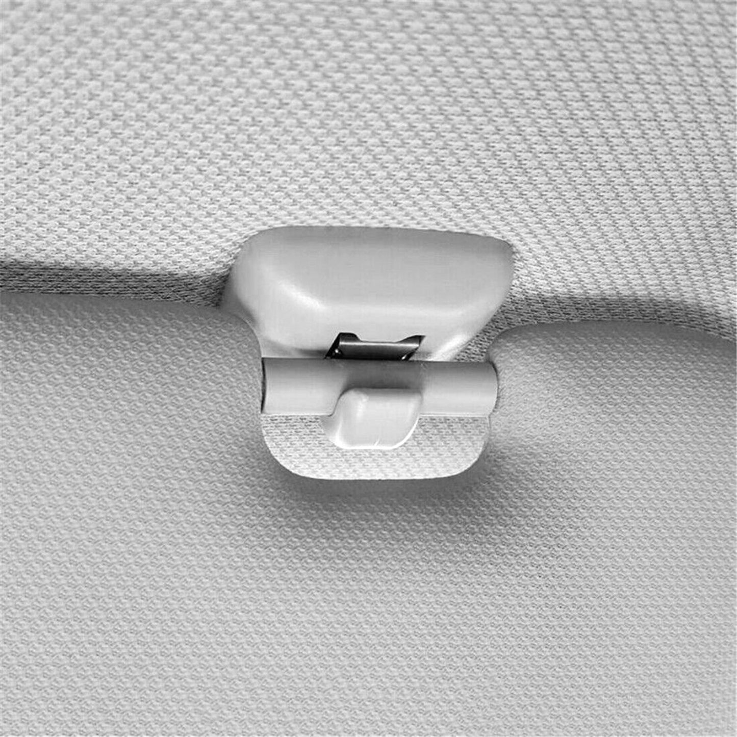 2x Gray Sun Visor Clip Holder Hook fits for Audi A3 S3 A4 S4 A5 S5 Q3 Q5 8U0857562A