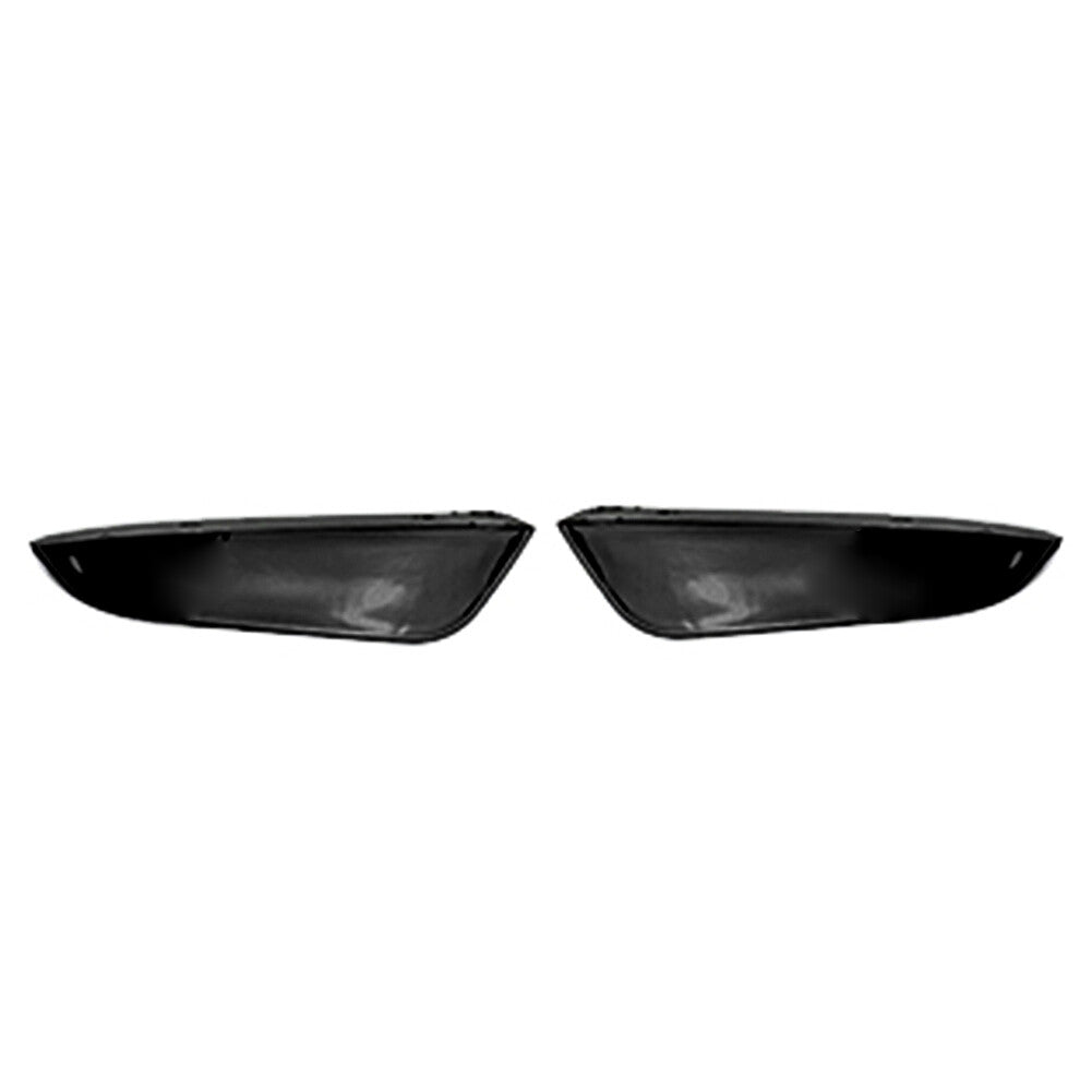 2xCar Front Bumper Lip Splitter Fins Body Spoiler for Mercedes-Benz C-Class W206