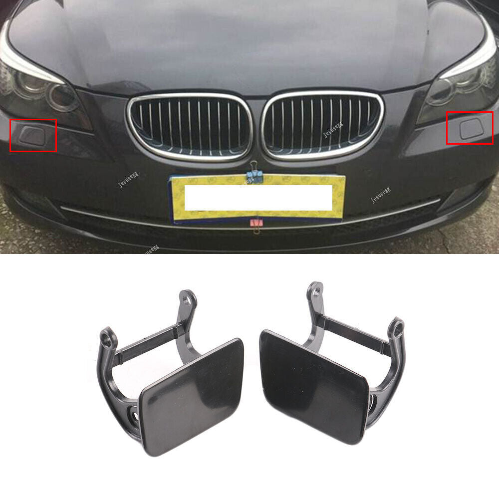 Headlight Washer Nozzle LHRH Cover Cap Flap Lever for BMW E60 E61 5 Series