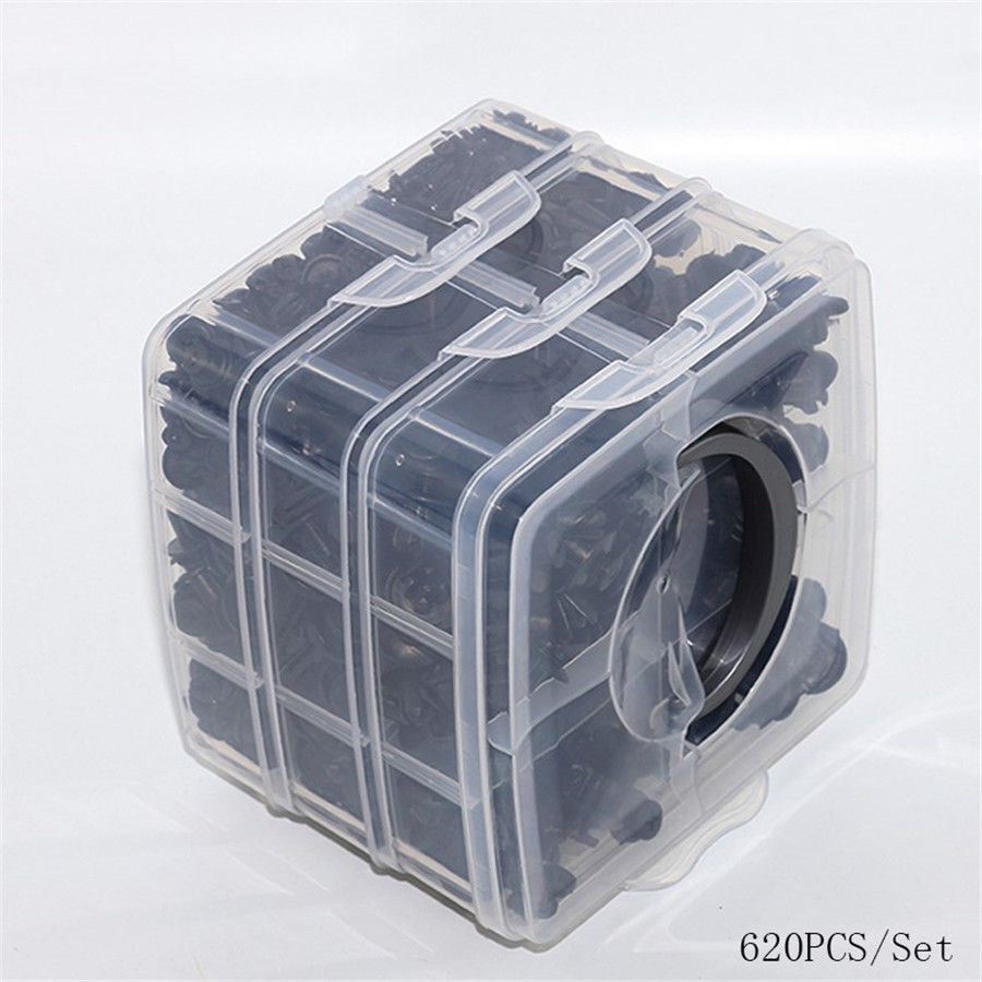 620x Boxed Mixed Car Door Bumper Panel Fender Retainer Push Rivet Fastener Clips