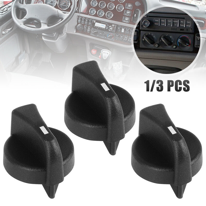 3PCS A/C Heater Control Knobs Switch 121-0001-000 for Peterbilt 330 335 379 387