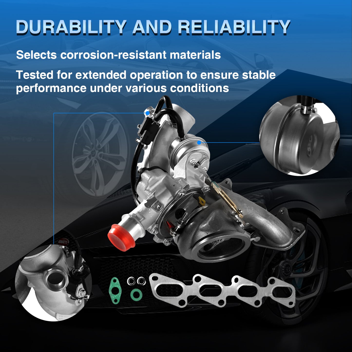 Turbo Turbocharger For 2013-2021 for Buick Encore for Chevrolet Trax 1.4L 781504-0001