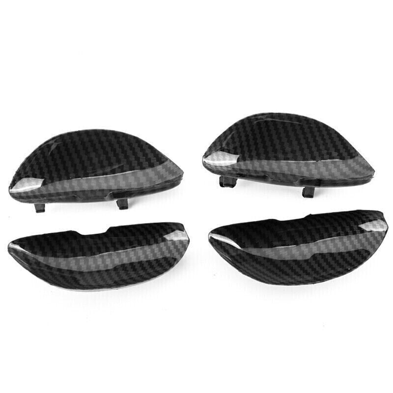 4P Inner Door Bowl Cover Trim Repair ABS Carbon Fiber for Cadillac CT5 2020-2024