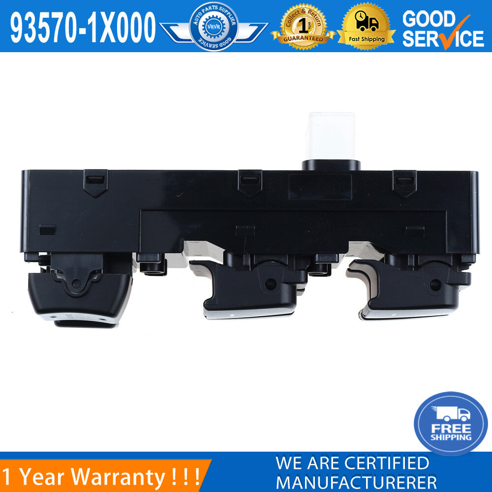 93570-1X000 Left Front Power Window Switch 14-Pin for Kia Forte Cerato