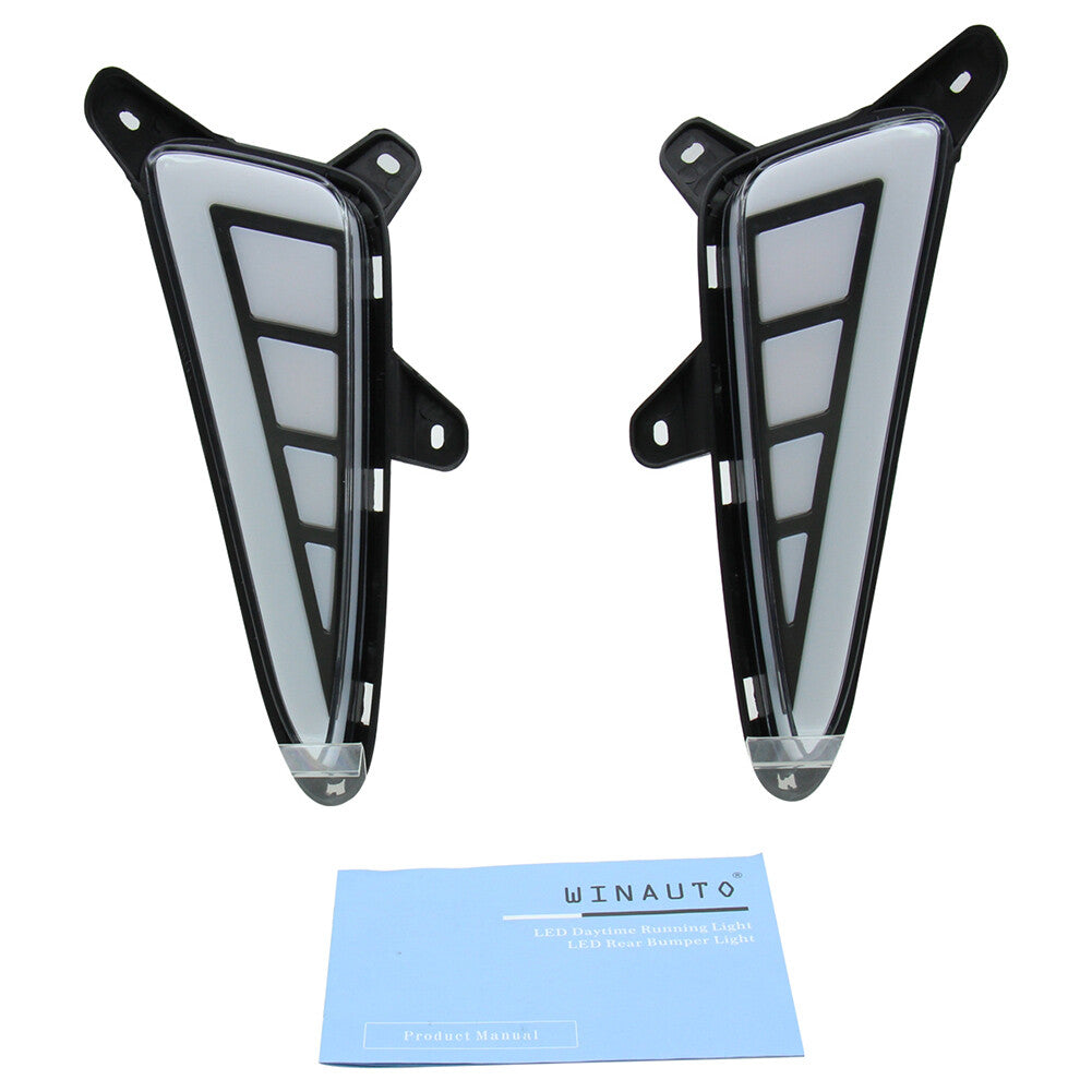 LED Daytime Running Fog Lights For W/ Signal Kit For 2016-20 17 for Toyota C-HR CHR