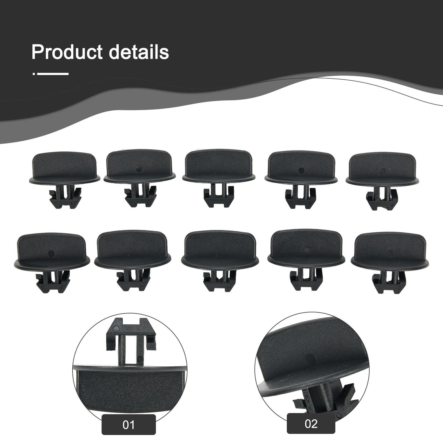 Parts Accessories Clips 68034329AA 965831617783 10 Pcs/set Hot/Easy To Install