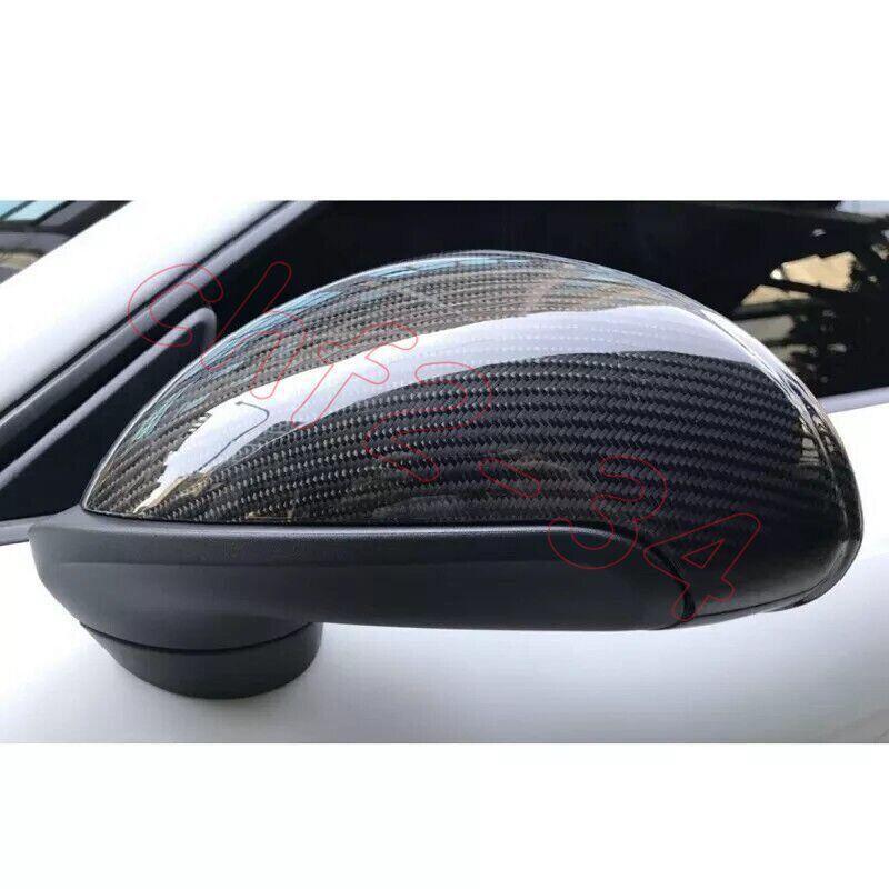 Dry Carbon Fiber Realview Mirror Cover Caps for Porsche Cayman 911 981