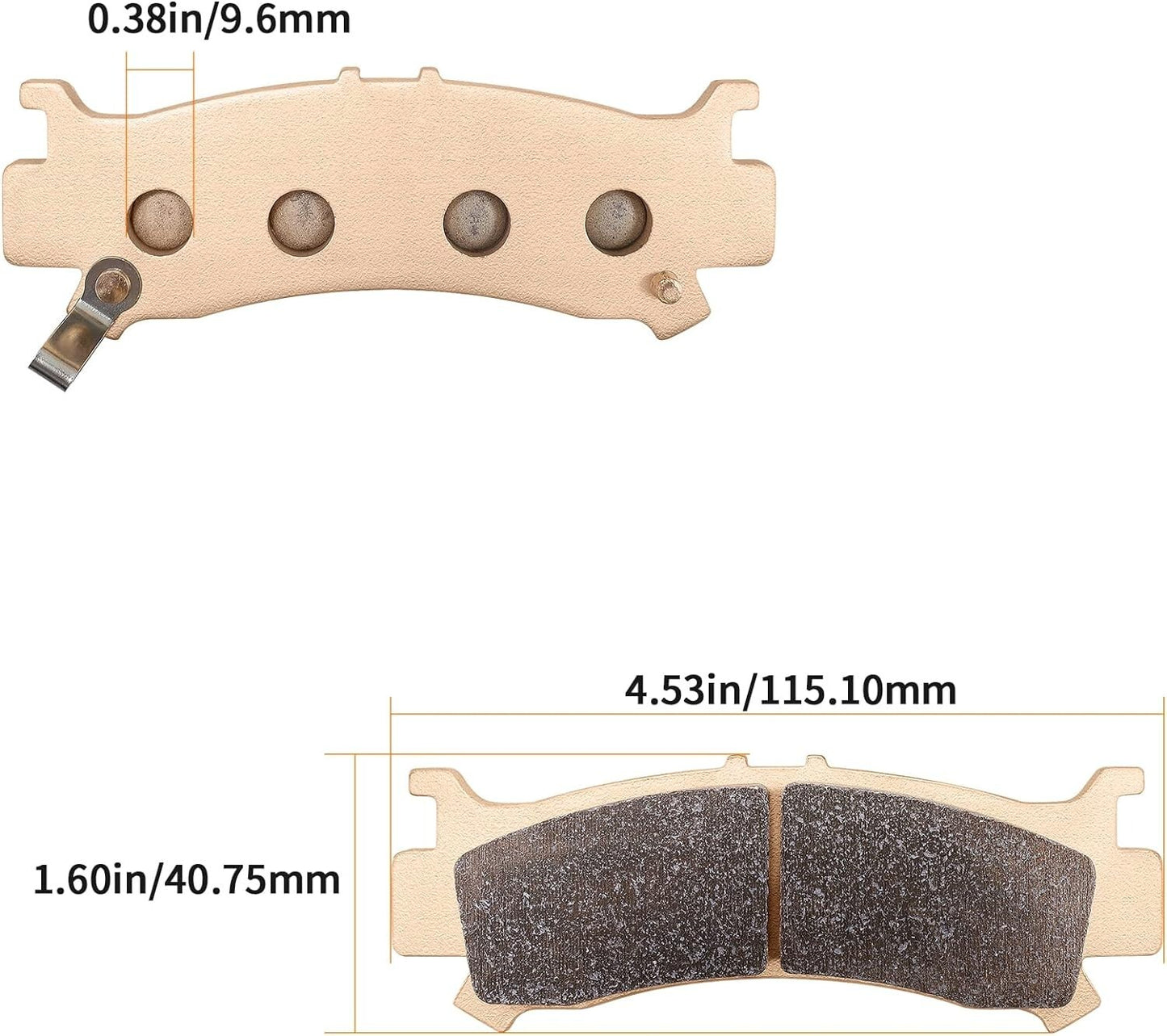 Brake Pads for Honda SXS 1000 M3 Pioneer/M5L Pioneer 06451-HL4-A01 06452-HL4-A01