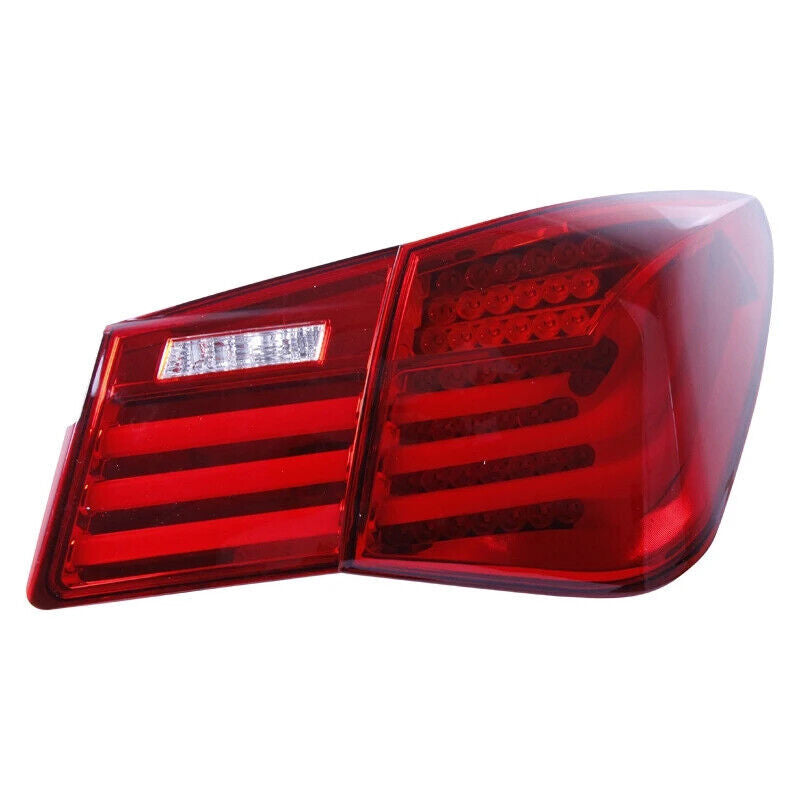 One set of LED taillights (DRL) and rear brake lights (red) for Chevrolet for Cruze 2009-2015.