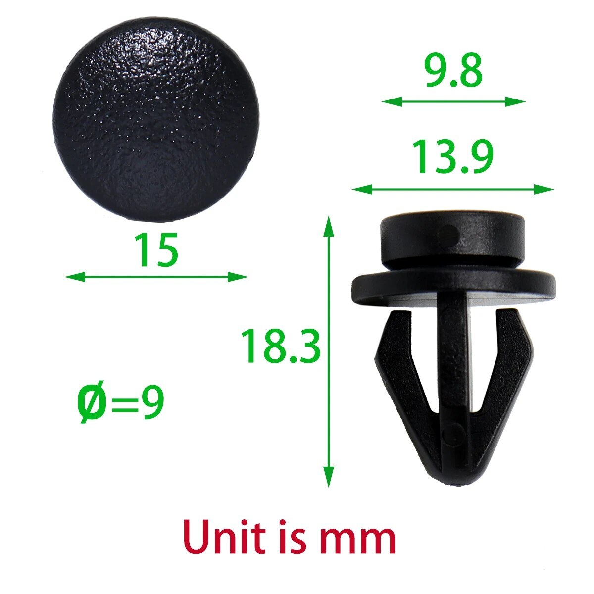 4Pcs Parcel Shelf Hanger Clips for Nissan Juke Fastener Rear Boot Button Parts