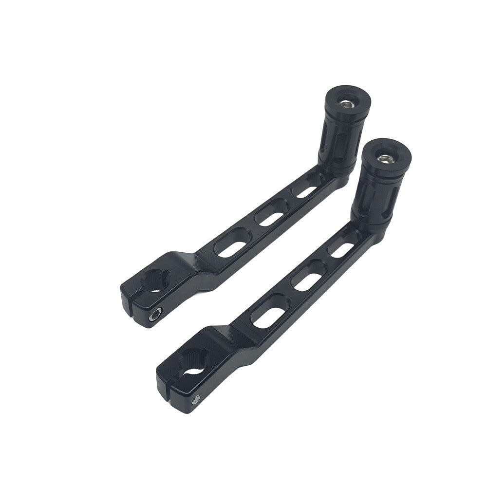 Black Heel Toe Shift Lever Shifter Pegs for Harley Touring Softail 1986-2017 Tri