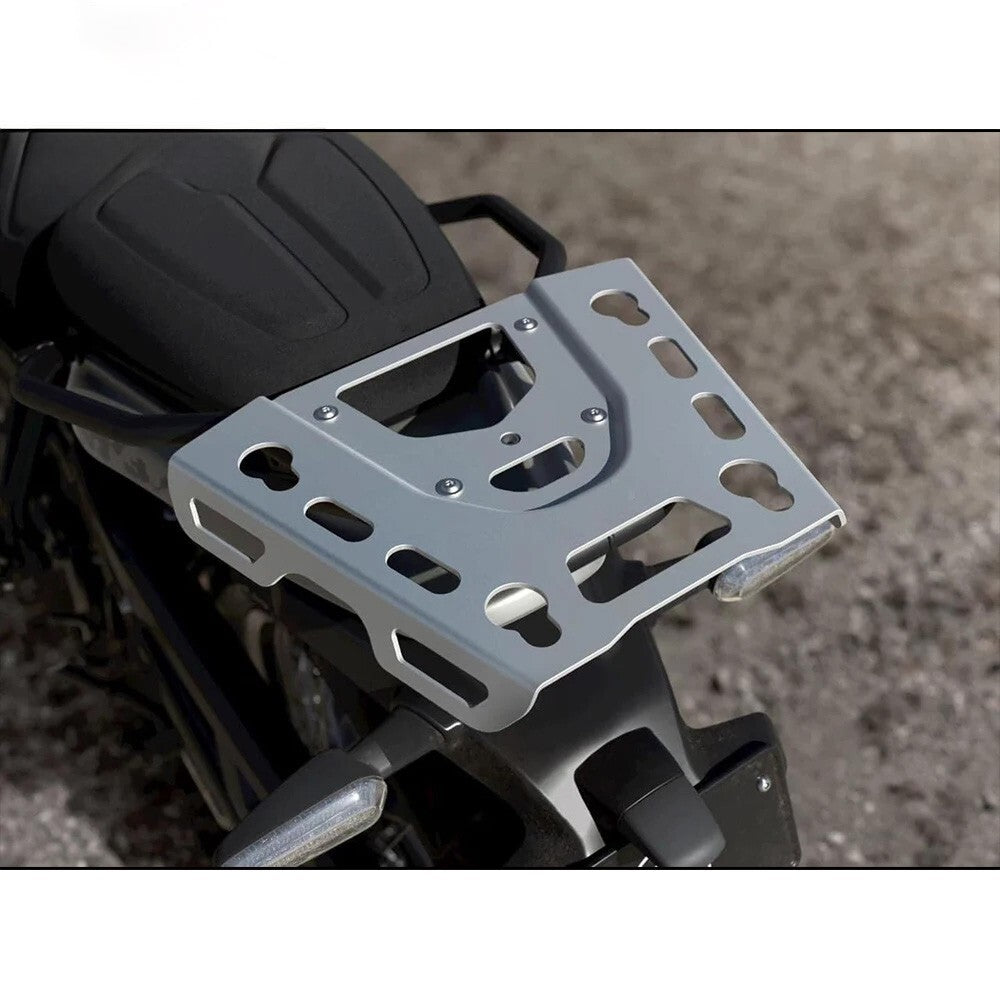 FIT FOR NEW HIMALYAN 450 2024- SILVER ADVENTURE TOP BOX MOUNT