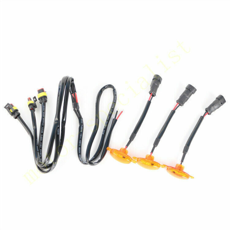 for Toyota FJ Cruiser 2007-2014 Style Grill LED yellow Marker Light Kit