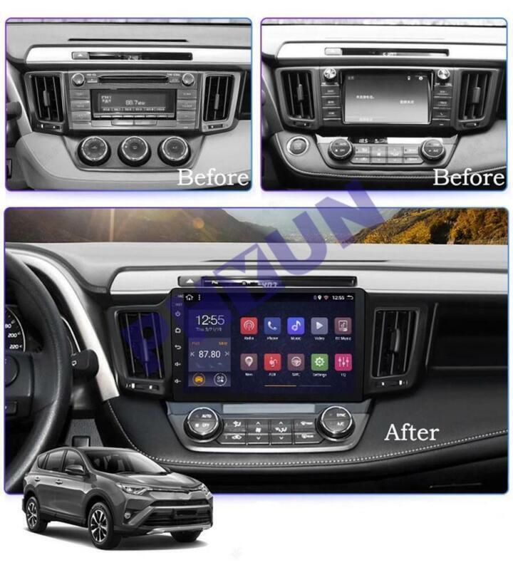 9Android 10 Car Stereo 2+32GB GPS Playe for Toyota RAV4 Left Hand Drivie 13-18