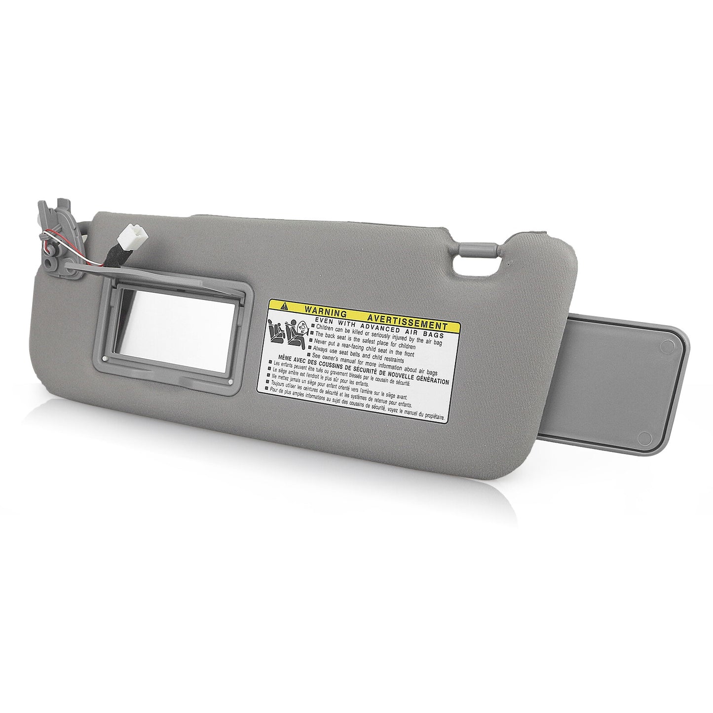 new 1-piece driver's side sun visor sunshade kit, grey, suitable for 2006-2008/2007 for Hyundai Sonata.