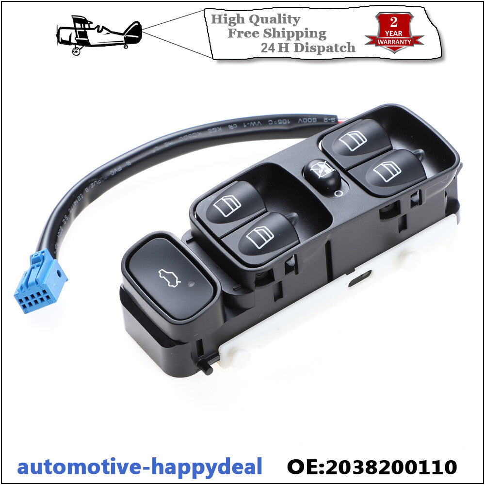 Front Electric Control Window Switch for Mercedes C Class W203 C180 C200 C220