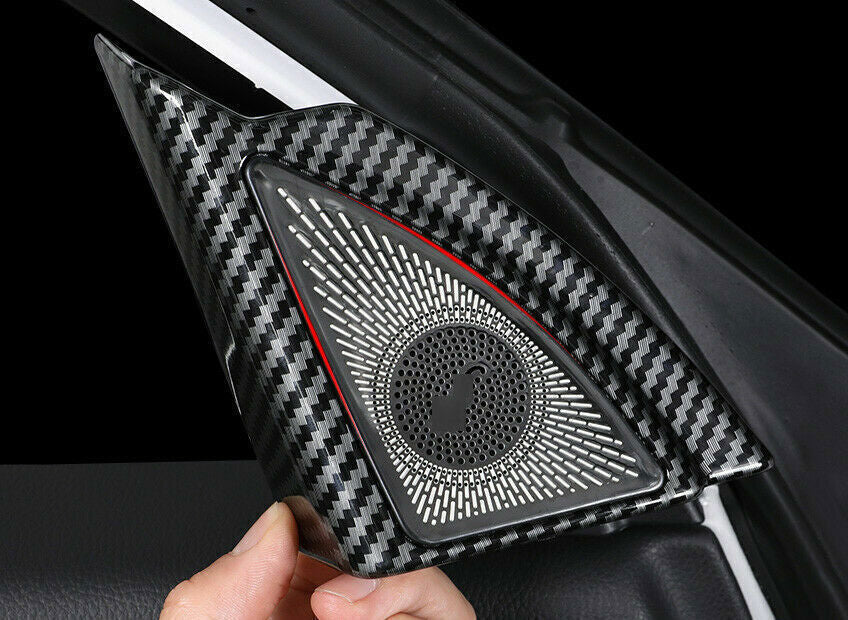 for Toyota Highlander 2020-2023 Carbon Fiber A Post Front Triangle Cover Trim2
