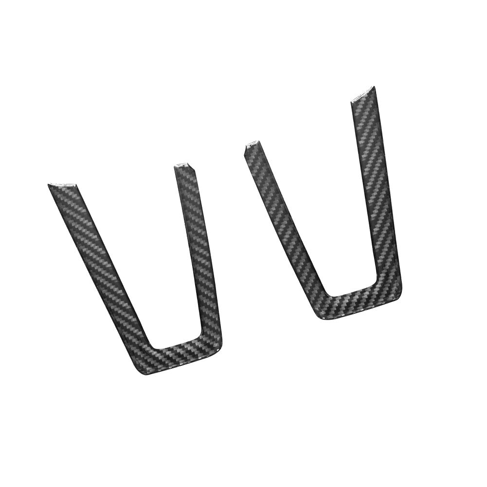2Pcs Carbon Fiber for Seat Handle Outer Frame Cover Trim for Ford Ranger 2019-2022