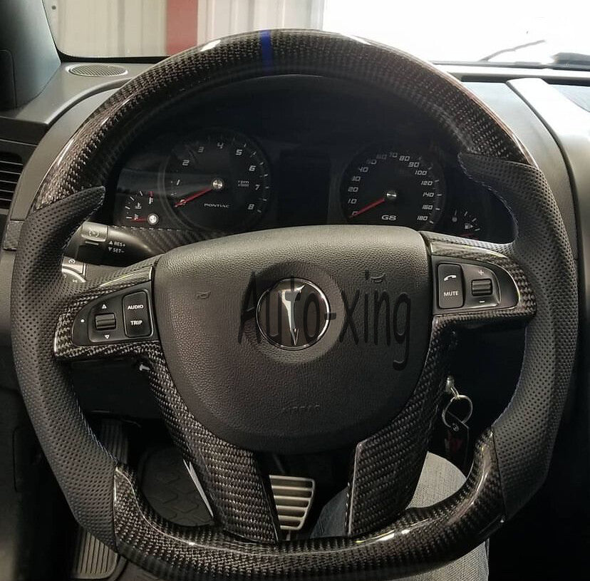 Real Carbon Fiber Sport Steering Wheel for Pontiac G8 GT Ve for Holden SS 2008 2009