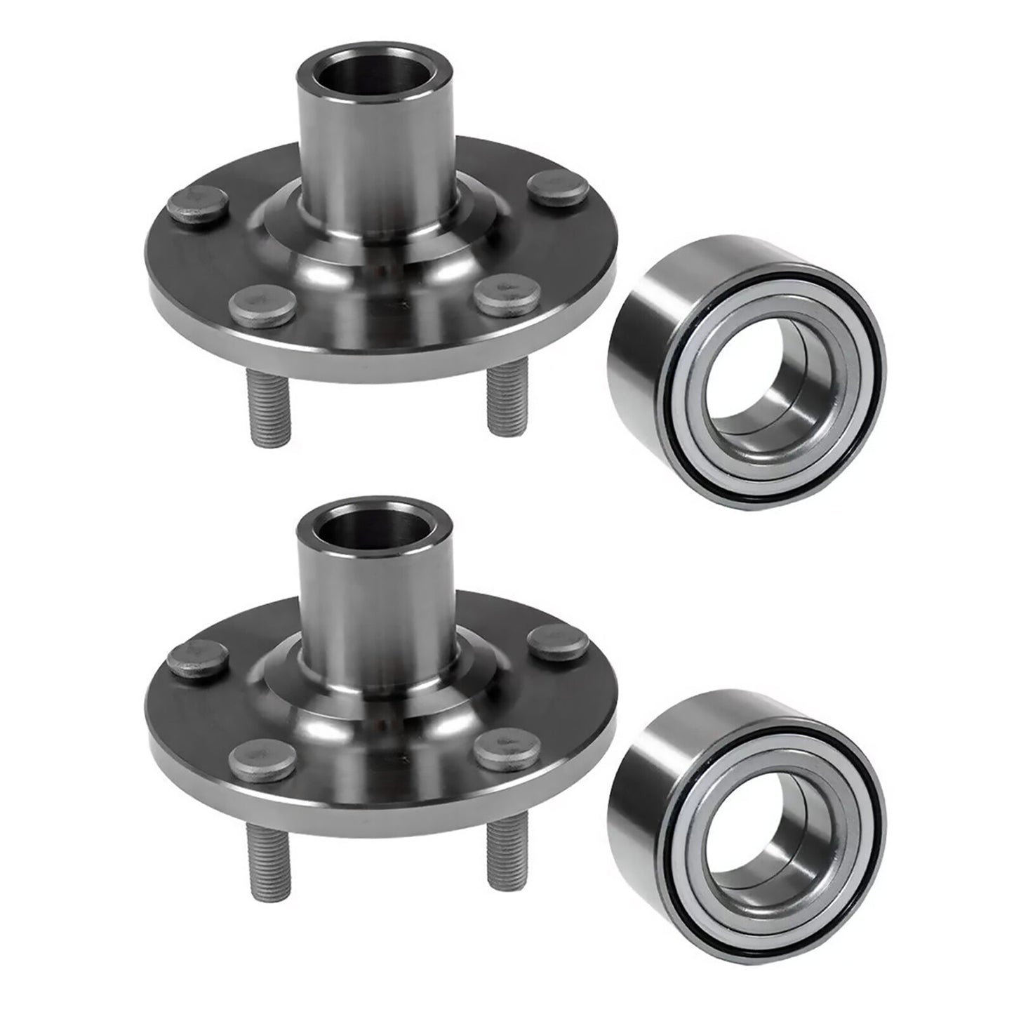 Pair Front Wheel Hub Wheel Bearing 2005-2018 for Toyota for Avalon new